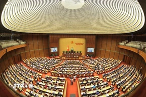 Toàn cảnh phiên khai mạc kỳ họp thứ 10, Quốc hội khóa XV. (Ảnh: Doãn Tấn/TTXVN)