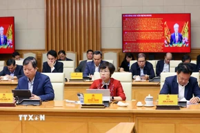 Các đại biểu tham dự hội nghị. (Ảnh: Phạm Kiên/TTXVN)