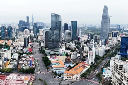 Một góc Thành phố Hồ Chí Minh. (Ảnh: Hồng Đạt/TTXVN