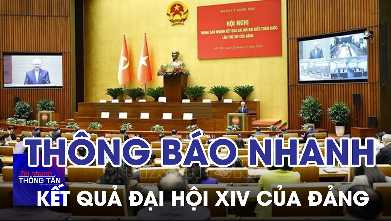 Hội nghị thông báo nhanh kết quả Đại hội XIV của Đảng