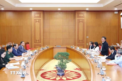 Quang cảnh phiên họp. (Ảnh: Phương Hoa/TTXVN)