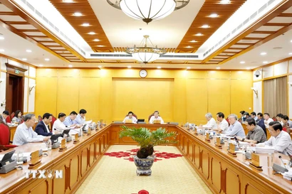 Tổng Bí thư Tô Lâm phát biểu. (Ảnh: Thống Nhất/TTXVN)