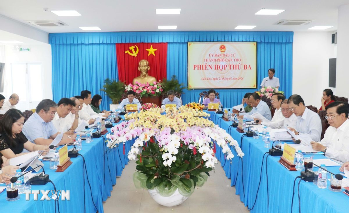 Quang cảnh Phiên họp thứ 3. (Ảnh: Ngọc Thiện/TTXVN)
