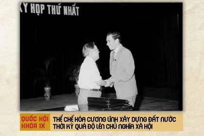 Quốc hội khóa IX: Thể chế hóa Cương lĩnh xây dựng đất nước thời kỳ quá độ lên chủ nghĩa xã hội