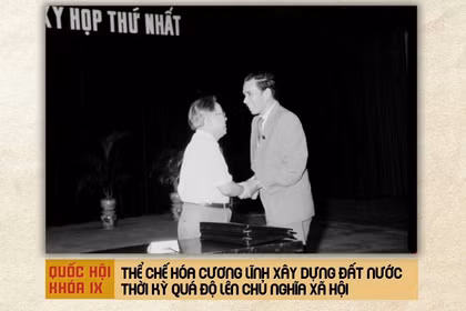 Quốc hội khóa IX: Thể chế hóa Cương lĩnh xây dựng đất nước thời kỳ quá độ lên chủ nghĩa xã hội