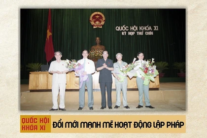 Quốc hội khóa XI: Đổi mới mạnh mẽ hoạt động lập pháp