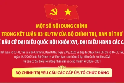 Kết luận 03-KL/TW của Bộ Chính trị, Ban Bí thư về lãnh đạo công tác bầu cử