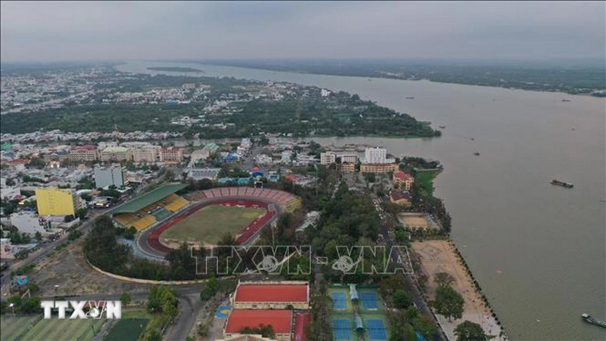 Thành phố Cần Thơ đang ngày càng phát triển. (Ảnh: Anh Tuấn/TTXVN)