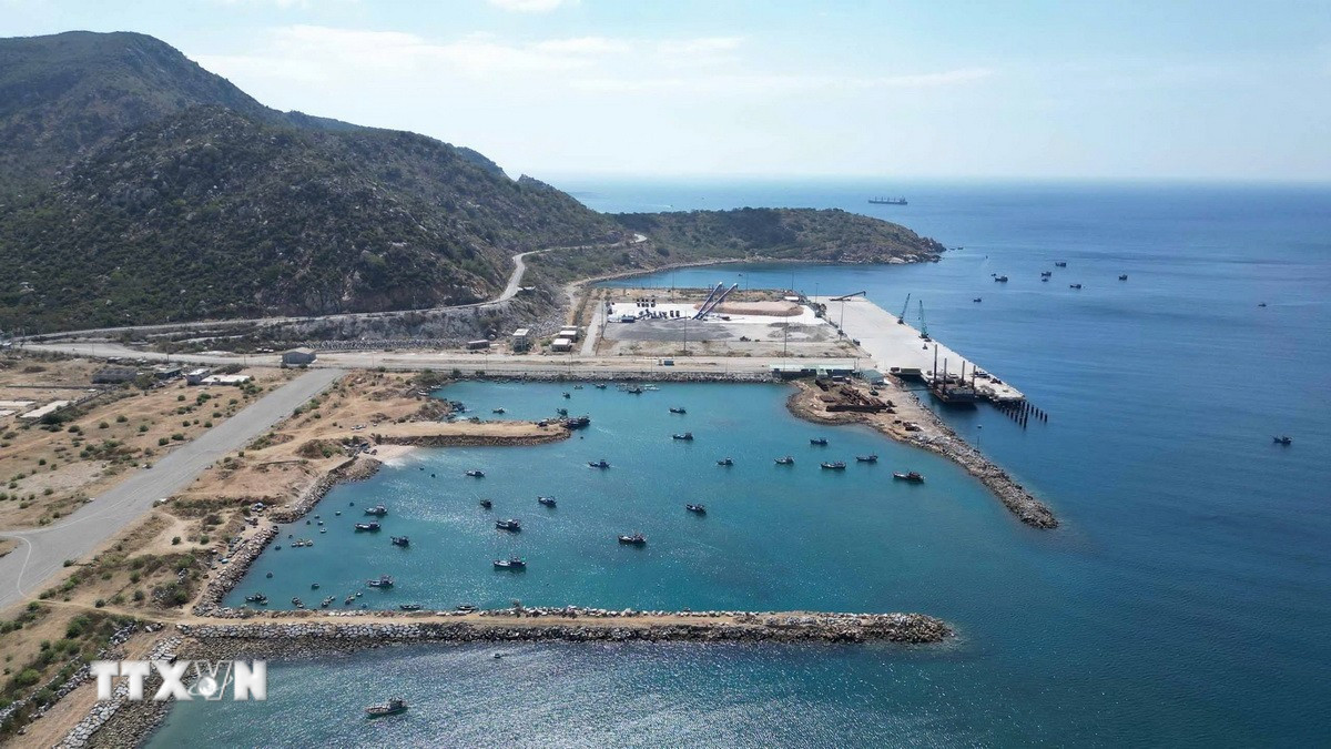 Cảng biển tổng hợp Cà Ná ở Khánh Hòa. (Ảnh: Minh Quyết/TTXVN)