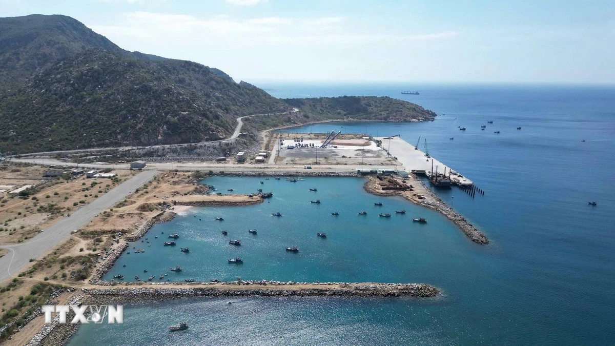 Cảng biển tổng hợp Cà Ná ở Khánh Hòa. (Ảnh: Minh Quyết/TTXVN)