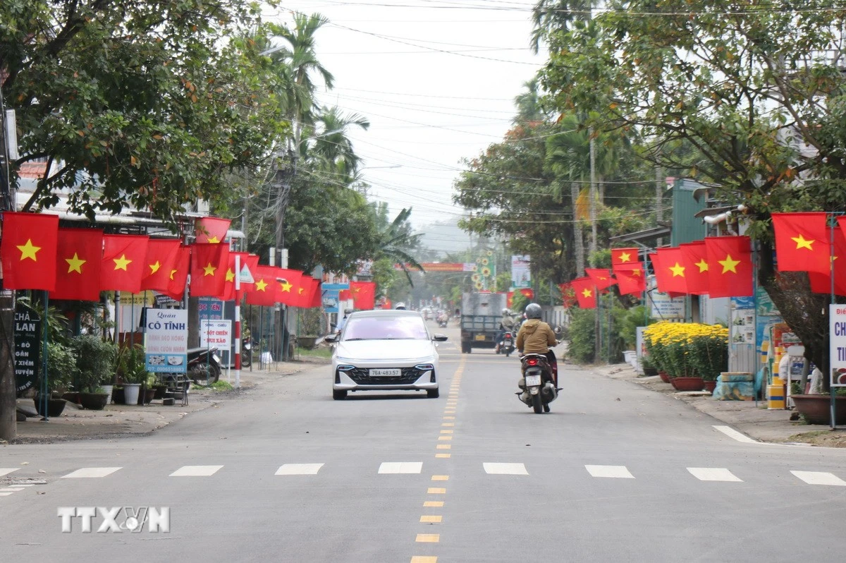 Các địa phương chuẩn bị cho ngày bầu cử. (Ảnh: Phạm Cường/TTXVN)
