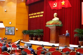 Tổng Bí thư Tô Lâm phát biểu. (Ảnh: Thống Nhất/TTXVN)