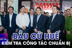 Kiểm tra công tác chuẩn bị bầu cử tại Huế