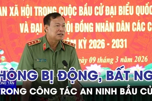 Không để bị động, bất ngờ trong công tác an ninh bầu cử