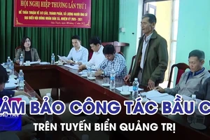 Đảm bảo công tác bầu cử trên tuyến biển Quảng Trị