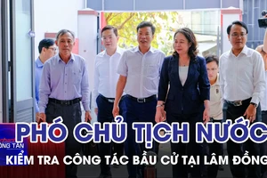 Phó Chủ tịch nước kiểm tra công tác bầu cử tại Lâm Đồng