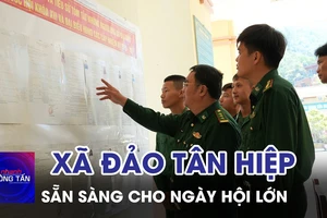 Xã đảo Tân Hiệp sẵn sàng cho ngày hội lớn