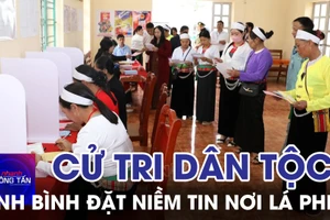 Cử tri các dân tộc tỉnh Ninh Bình đặt niềm tin nơi lá phiếu