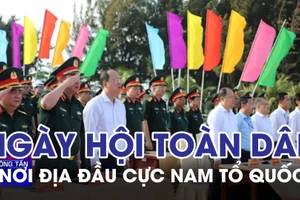 Nhộn nhịp ngày hội toàn dân nơi địa đầu cực Nam Tổ quốc 