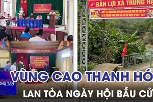 Ngày hội bầu cử lan tỏa tới bản làng vùng cao Thanh Hóa 