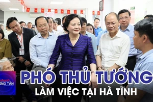 Phó Thủ tướng Phạm Thị Thanh Trà làm việc tại Hà Tĩnh