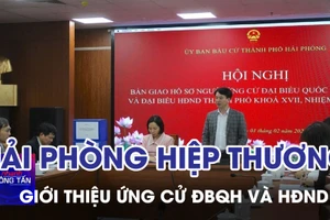 Hải Phòng hiệp thương lần hai giới thiệu người ứng cử ĐBQH và HĐND