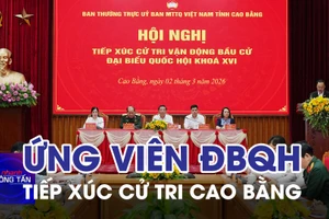 Cao Bằng: Tiếp xúc cử tri vận động bầu cử đại biểu Quốc hội