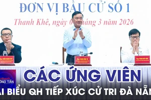 Các ứng viên Đại biểu Quốc hội tiếp xúc cử tri Đà Nẵng