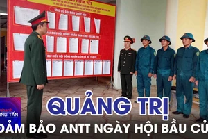 Quảng Trị chủ động đảm bảo an ninh trật tự ngày hội bầu cử