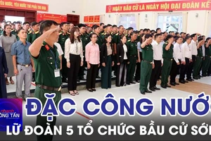 Lữ đoàn Đặc công Nước 5 tổ chức bầu cử sớm