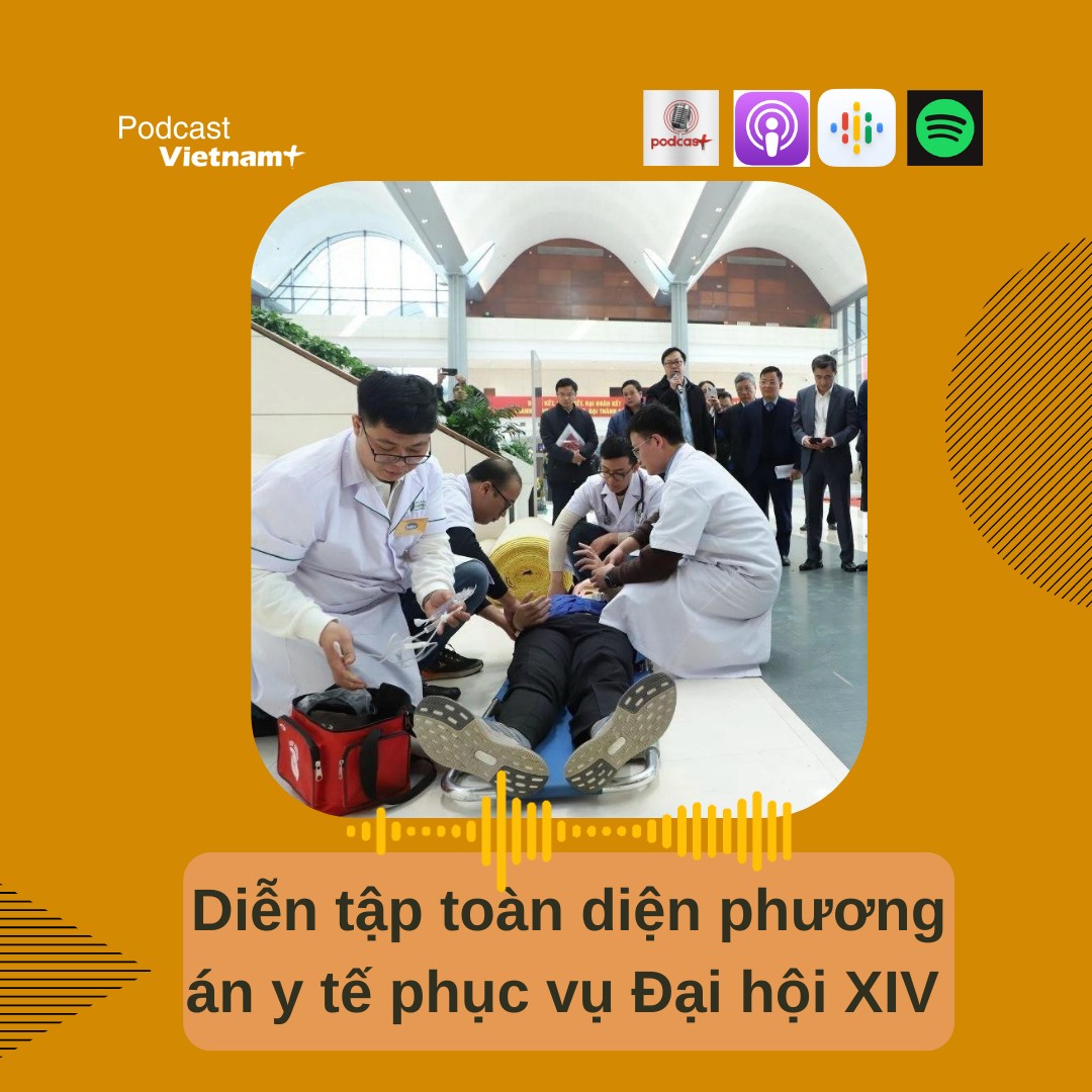 Diễn tập toàn diện phương án y tế phục vụ Đại hội XIV của Đảng