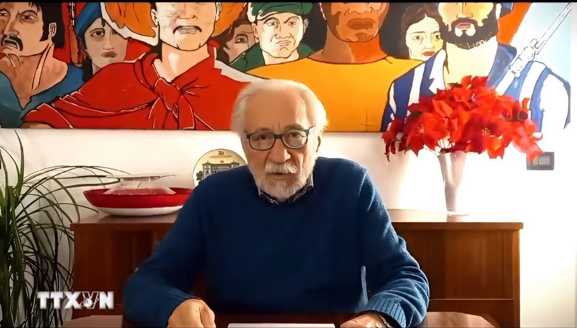 Ông Renato Darsie, Chủ tịch Chi Hội hữu nghị Italy-Việt Nam vùng Veneto. (Ảnh: Thanh Hải/TTXVN)