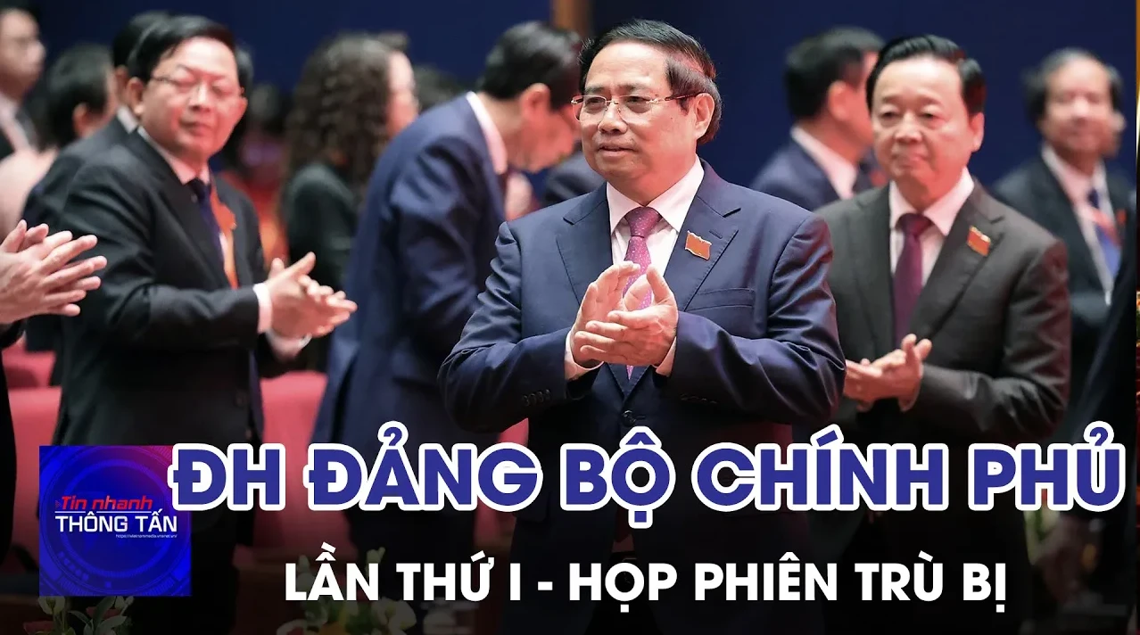 Đại hội Đảng bộ Chính phủ lần thứ I họp phiên trù bị 