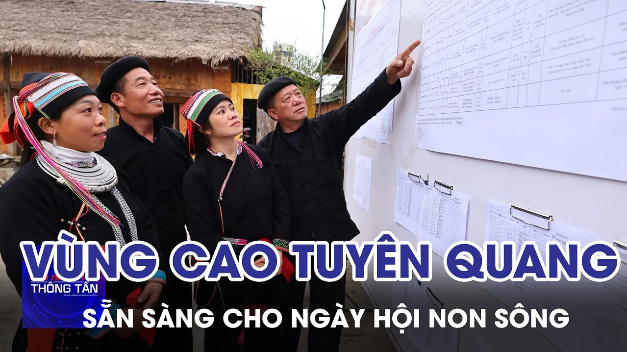 Vùng cao Tuyên Quang sẵn sàng cho ngày hội non sông