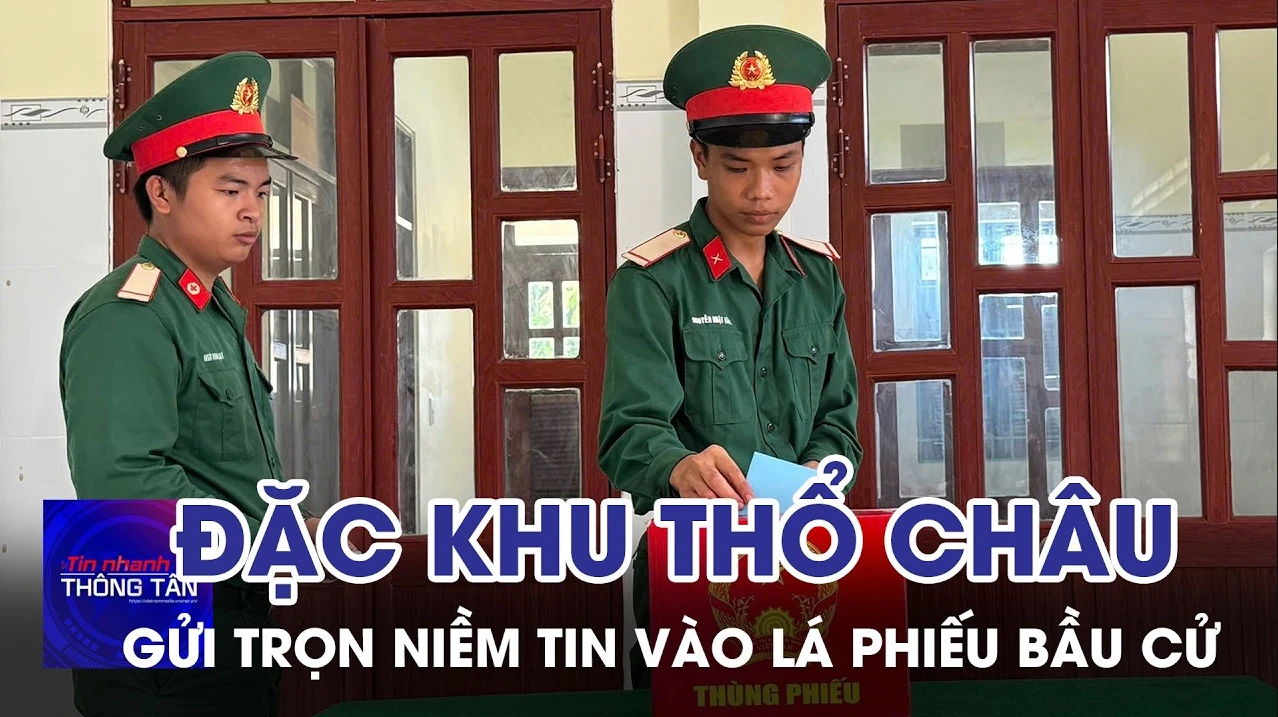 Cử tri đặc khu Thổ Châu đi bầu cử sớm