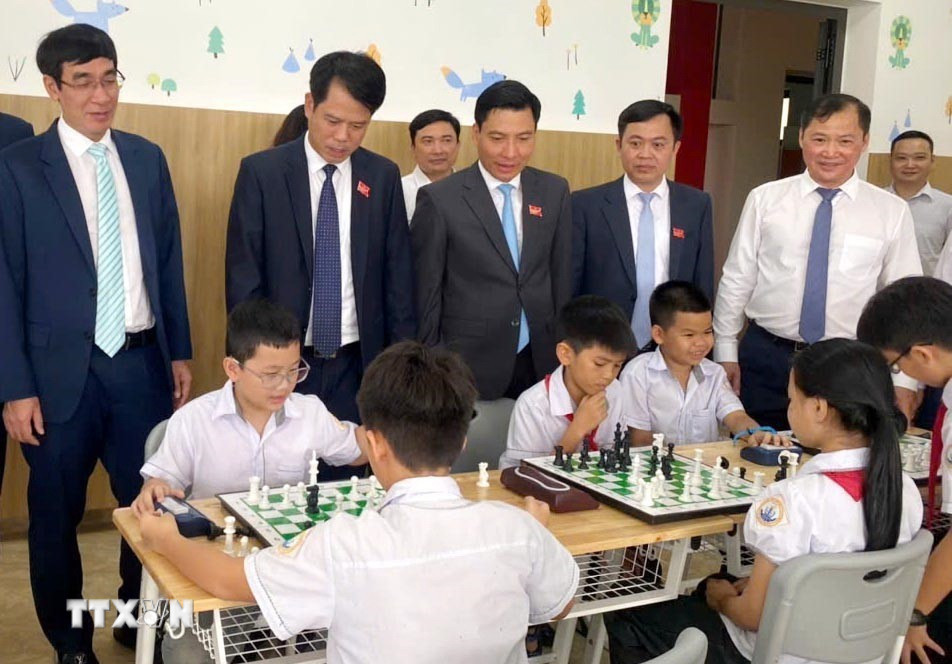 Dự án Cung Văn hóa Thiếu nhi và Trung tâm Thể dục-Thể thao có mức đầu tư gần 248 tỷ đồng, xây dựng trên diện tích hơn 4,1ha. (Ảnh: Việt Hoàng/TTXVN)