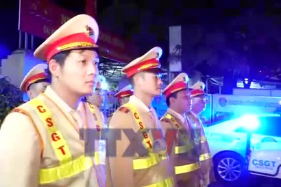 Hà Nội đảm bảo trật tự giao thông dịp Đại hội Đảng lần thứ XIV