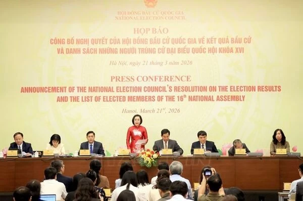 Họp báo công bố kết quả bầu cử: Tỷ lệ cử tri tham gia bỏ phiếu cao nhất từ trước đến nay