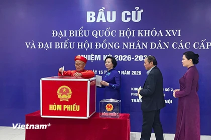 Cử tri 84 tuổi: “Mỗi lần đi bầu cử lại thấy đất nước đổi thay” 