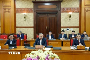 Tổng Bí thư Tô Lâm phát biểu chỉ đạo. (Ảnh: Thống Nhất/TTXVN)