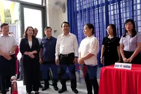 Phó Chủ tịch nước Võ Thị Ánh Xuân kiểm tra công tác bầu cử tại Lâm Đồng