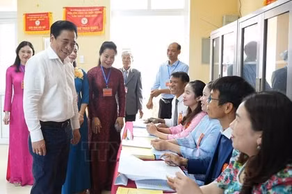 Cử tri thành phố Huế đã tham gia bầu cử tích cực, trách nhiệm​