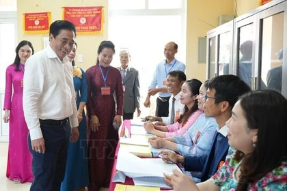 Cử tri thành phố Huế đã tham gia bầu cử tích cực, trách nhiệm​