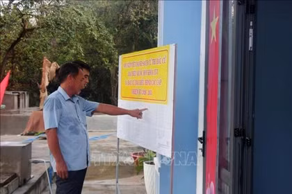 Bầu cử Quốc hội và HĐND: Từ đảo Hòn Chuối, cử tri phấn khởi hướng về ngày hội lớn