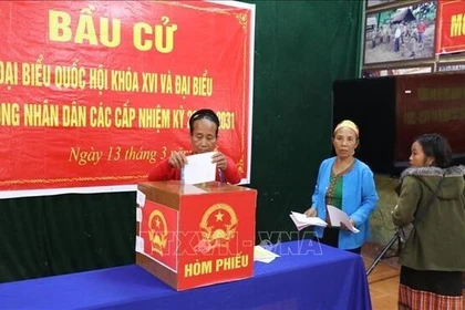 Bầu cử đại biểu Quốc hội và HĐND: Đồng bào dân tộc Đan Lai rộn ràng đón ngày hội của toàn dân