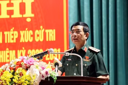 Phó Thủ tướng, Bộ trưởng Bộ Quốc phòng Phan Văn Giang tiếp xúc cử tri tại tỉnh Thái Nguyên