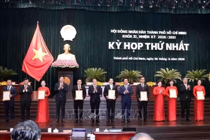 Khai mạc Kỳ họp thứ nhất HĐND Thành phố Hồ Chí Minh nhiệm kỳ 2026-2031