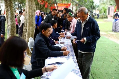 Tỷ lệ cử tri Tuyên Quang tham gia bầu cử đạt 99,96%