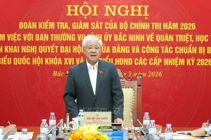 Kiểm tra việc triển khai Nghị quyết Đại hội XIV và công tác bầu cử tại Bắc Ninh