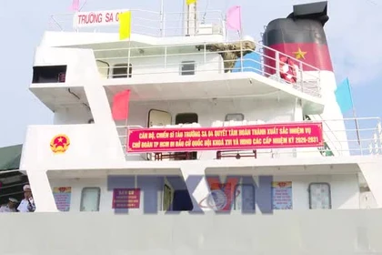 Các lực lượng và ngư dân trên thềm lục địa phía Nam hoàn thành bầu cử sớm